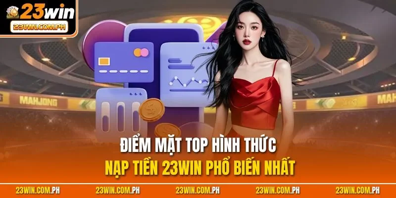 Điểm mặt top hình thức nạp tiền 23WIN phổ biến nhất