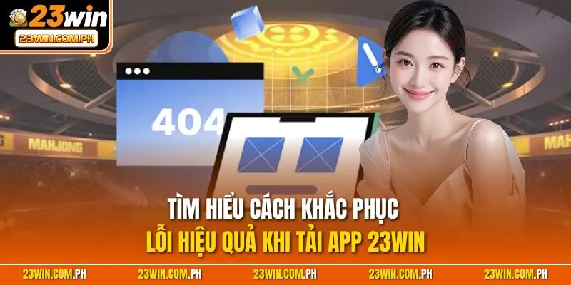 Tìm hiểu cách khắc phục lỗi hiệu quả khi tải app 23WIN