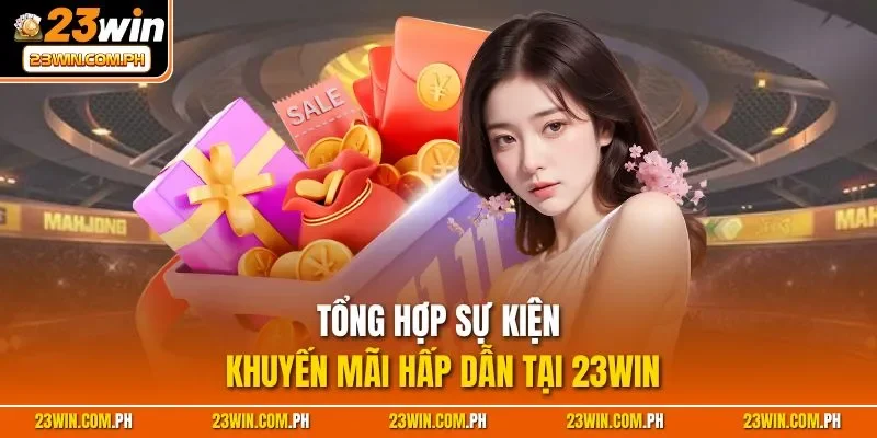 Tổng hợp sự kiện khuyến mãi hấp dẫn tại 23WIN